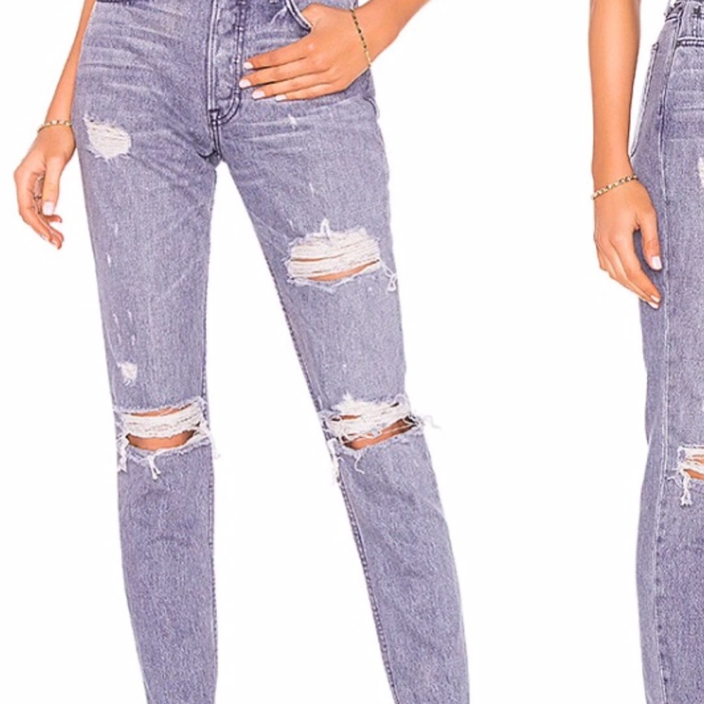 Distressed Purple Grlfnd Karolina Jeans